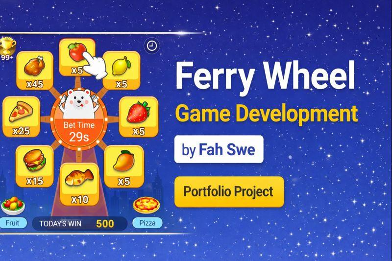 Greedy Game Development | Spin Wheel Game by Fah Swe