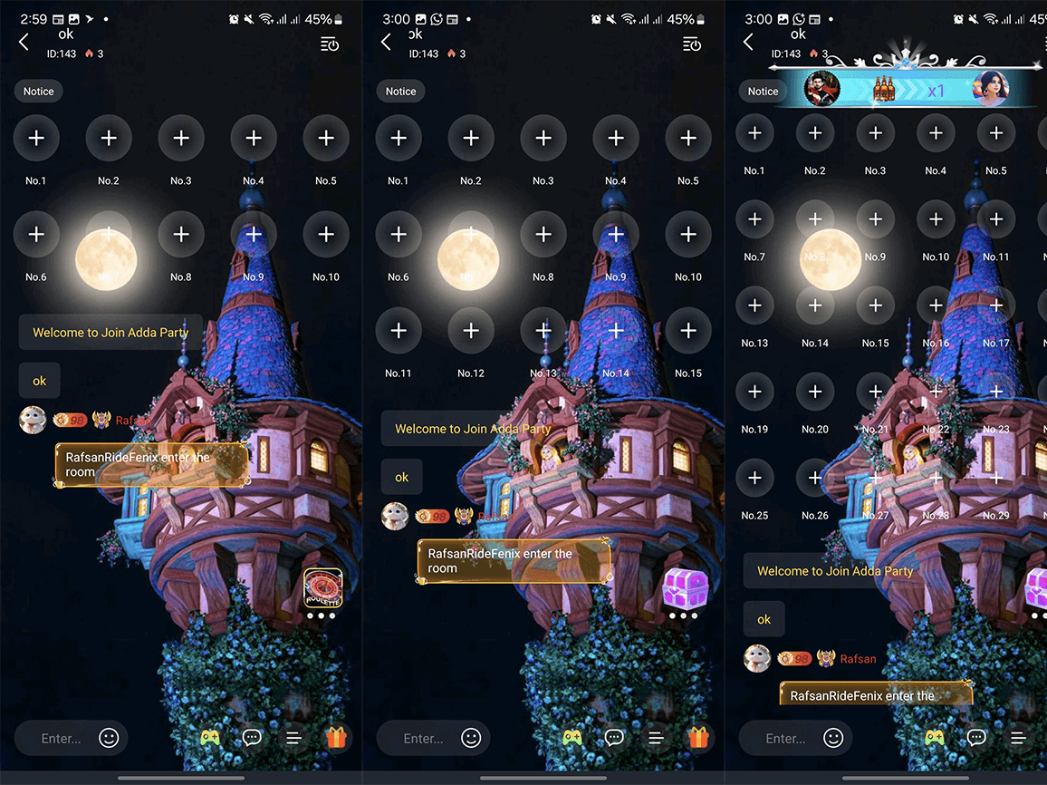 Voice chat apps seat development